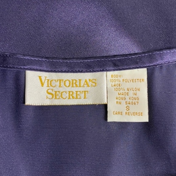 Vintage Victoria’s Secrets Satin Lace Pajama Top - Picture 7 of 8